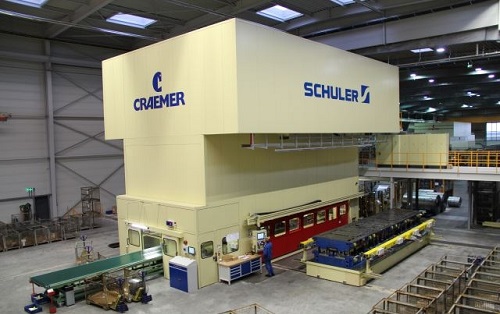 舒勒最大的伺服多工位压力机应用于德国