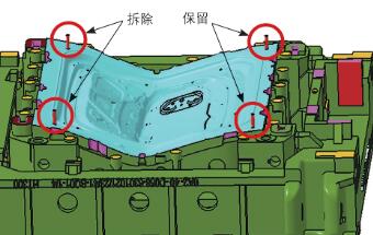 某SUV 轿车后背门内板冲压工艺设计与调试