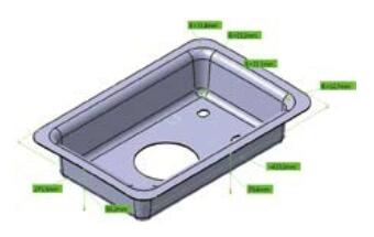 某盒形件充液拉深成形工艺及试制研究