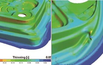 大众汽车门内板拉延模具调试方案