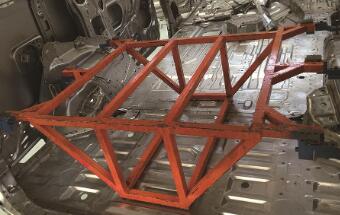 汽车座椅导轨安装孔在线检具的应用