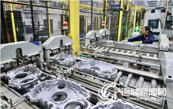 年加工30万件汽车零部件生产线正式投产