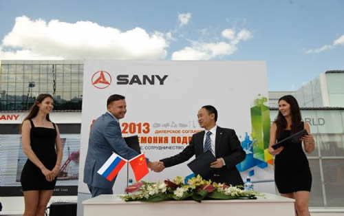 三一重工力拓俄罗斯市场