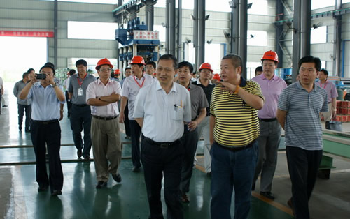 中国锻压协会领导莅临江海集团参观